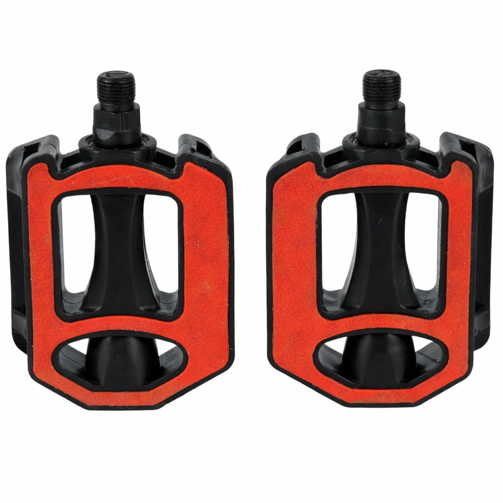 Педали для велосипеда с антискользящей поверхностью VL37062 2 шт. 12х7 см Черный с оранжевым (33726511) Педали для велосипеда с антискользящей поверхностью VL37062 2 шт. 12х7 см Черный с оранжевым (33726511)
