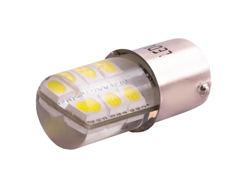 Автолампа светодиодная T25 P21W (1156) силикон 24В SMD5050-12led белый (2587)