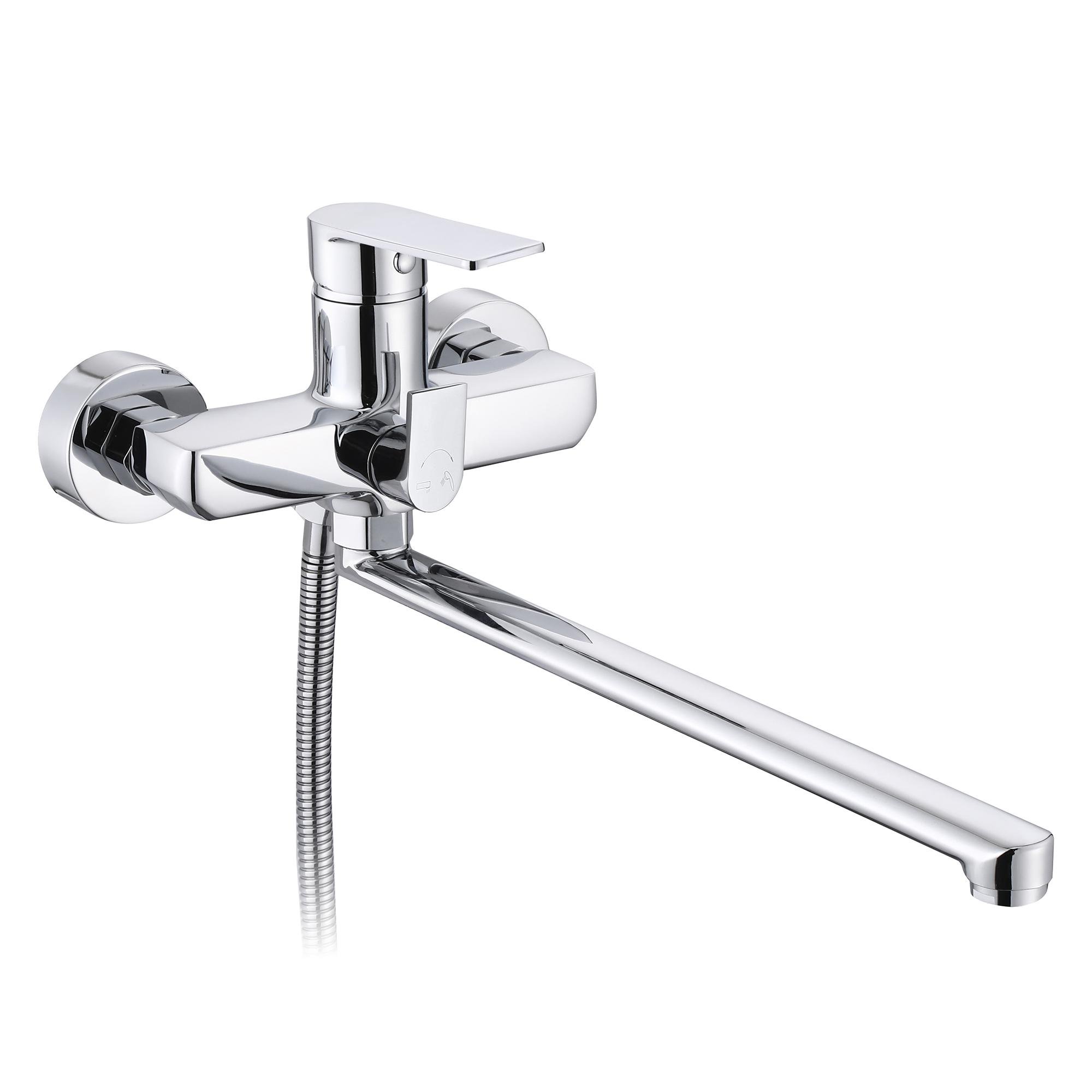 Смеситель для ванны Q-tap Aries QTARI2601CRM45558 однорычажный Хром (235773)