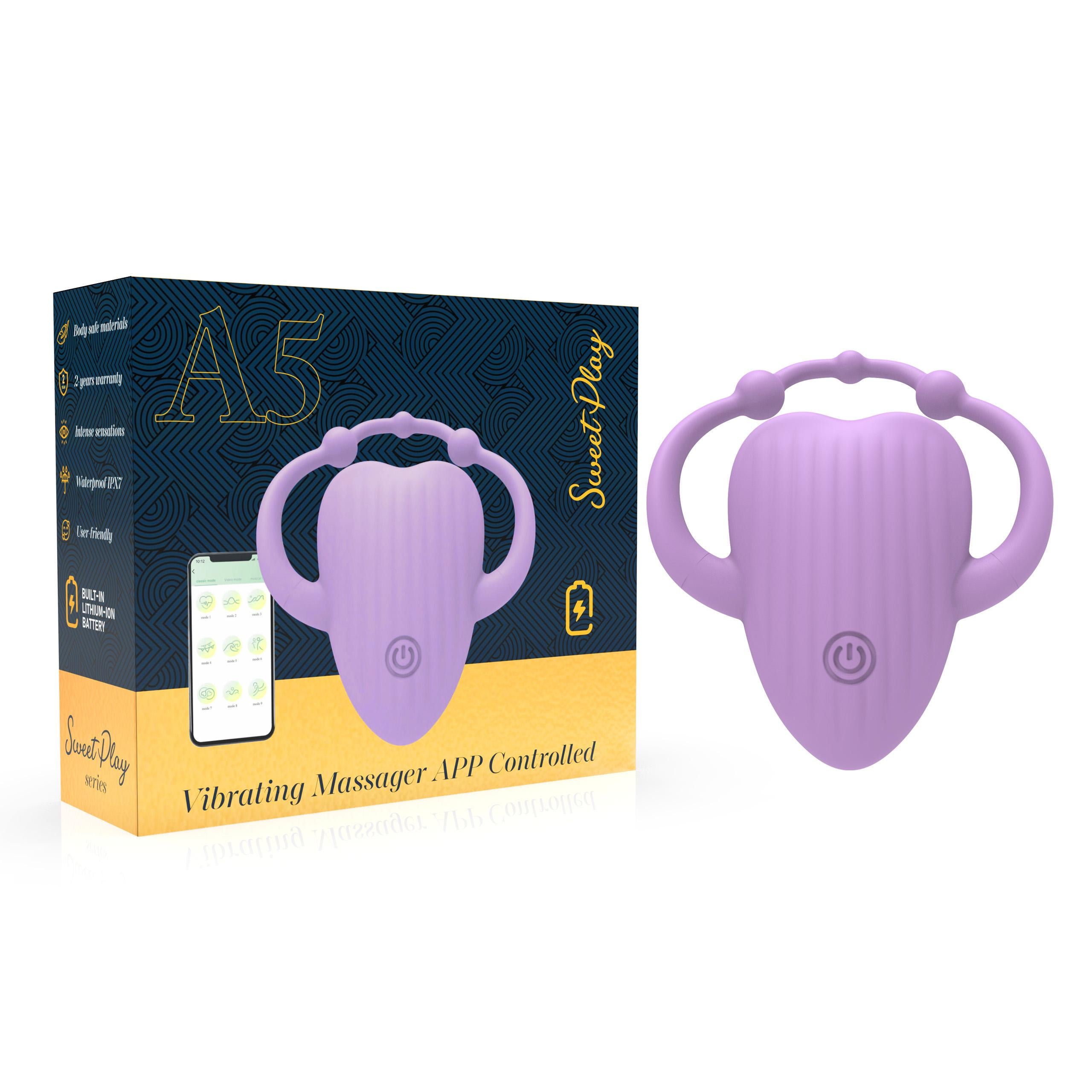Вибратор Erospace Sweet Play Vibrating Massager APP Controlled A5 (62050070-0005)