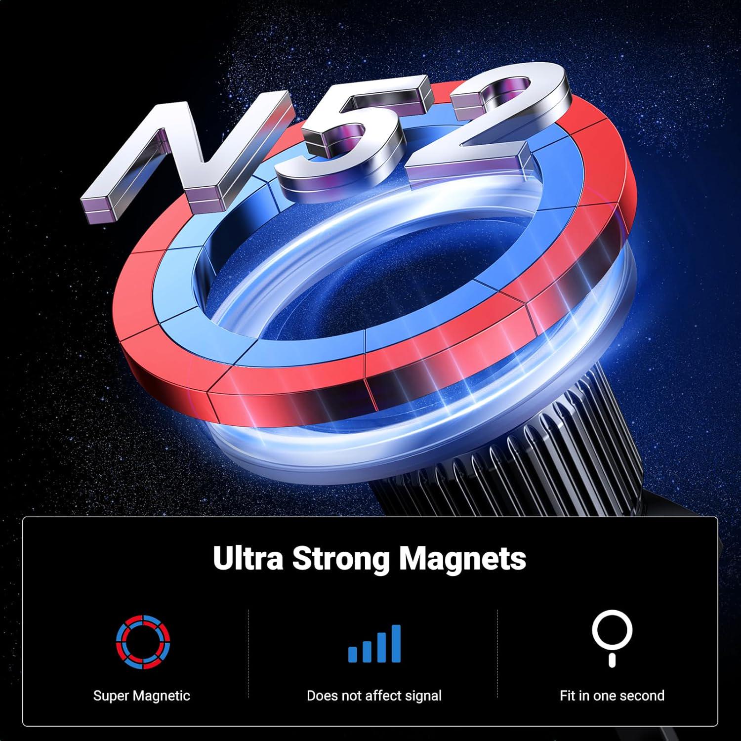 Крепление для телефона магнитное UGREEN Magsafe 3in1 Black (55341) - фото 5