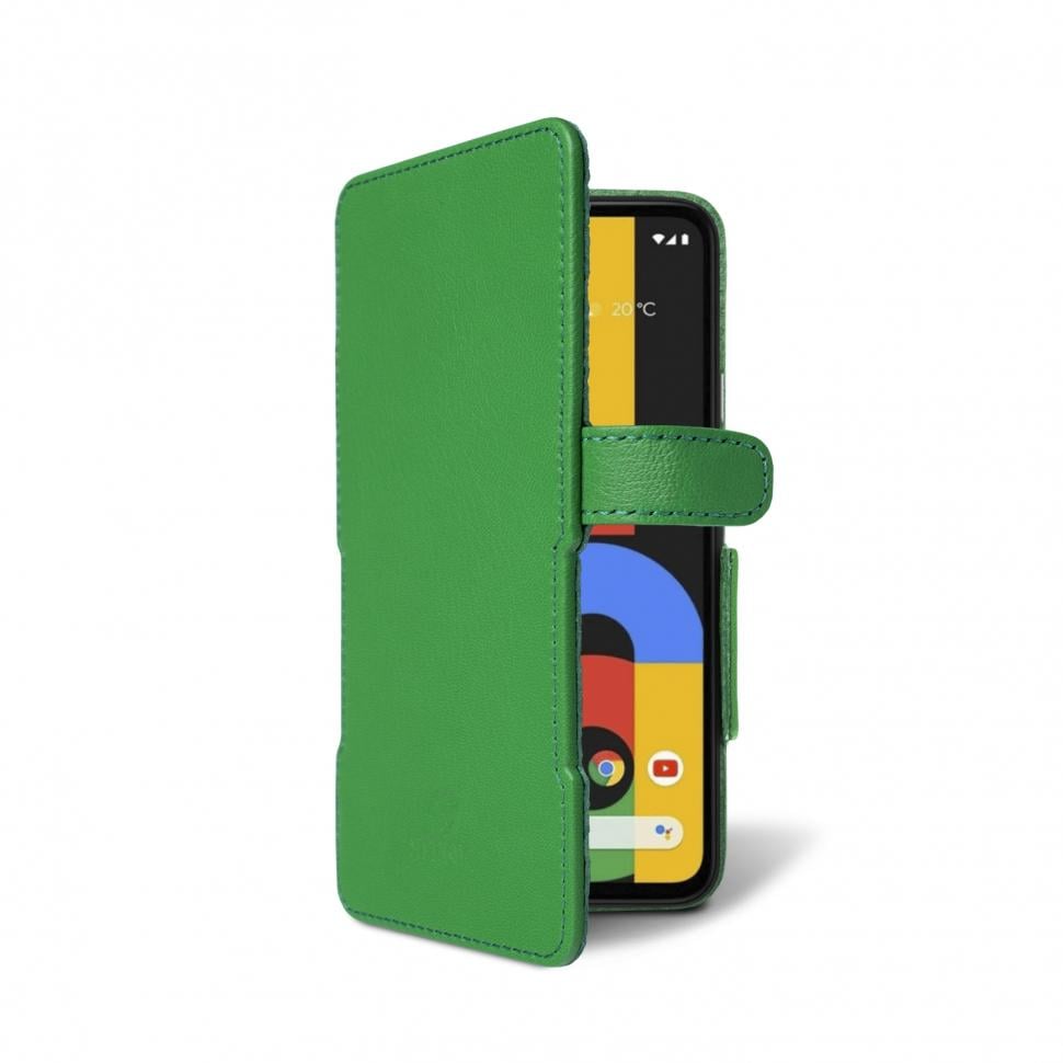 Чехол книжка Stenk Prime для Google Pixel 4a Зеленый (68216)