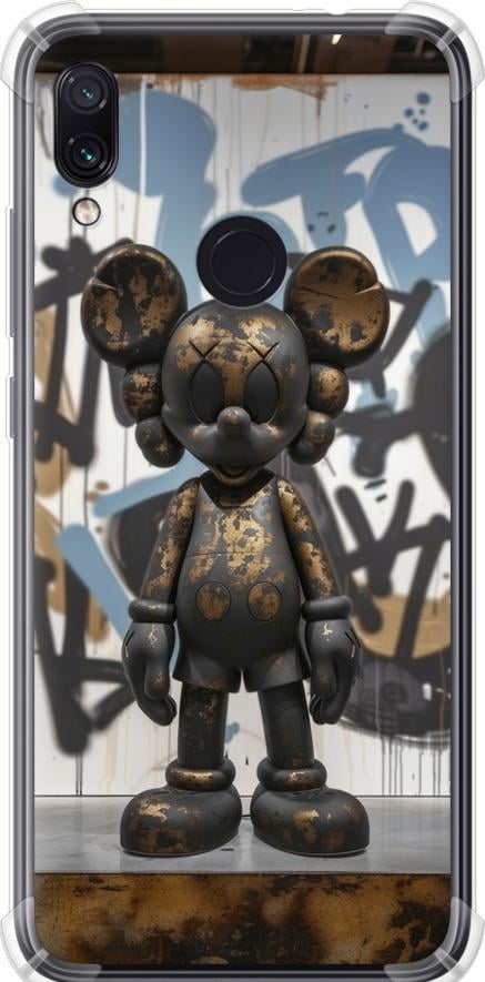 Чехол на Xiaomi Redmi Note 7 Bronze kaws v2 (6098sp-1639-42517)