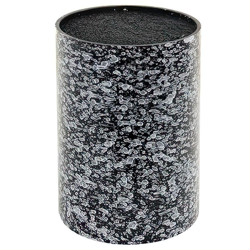 Подставка для ножей универсальная Hoz Мраморная крошка 18x11 см Черный (MMS-R22023)