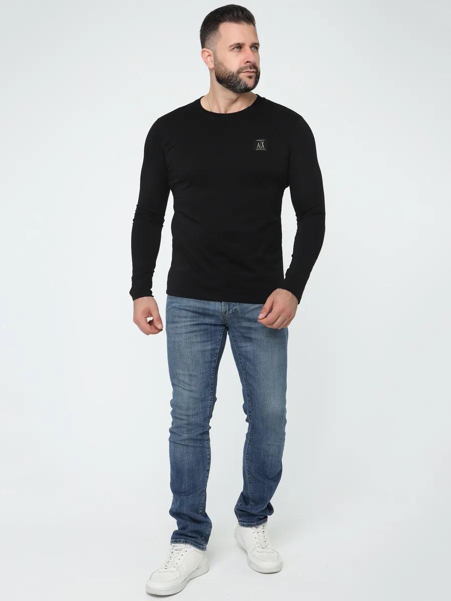 Лонгслив мужской Armani exchange Icon Period Logo AX-75-106 3XL Black - фото 4 Лонгслив мужской Armani exchange Icon Period Logo AX-75-106 3XL Black - фото 4
