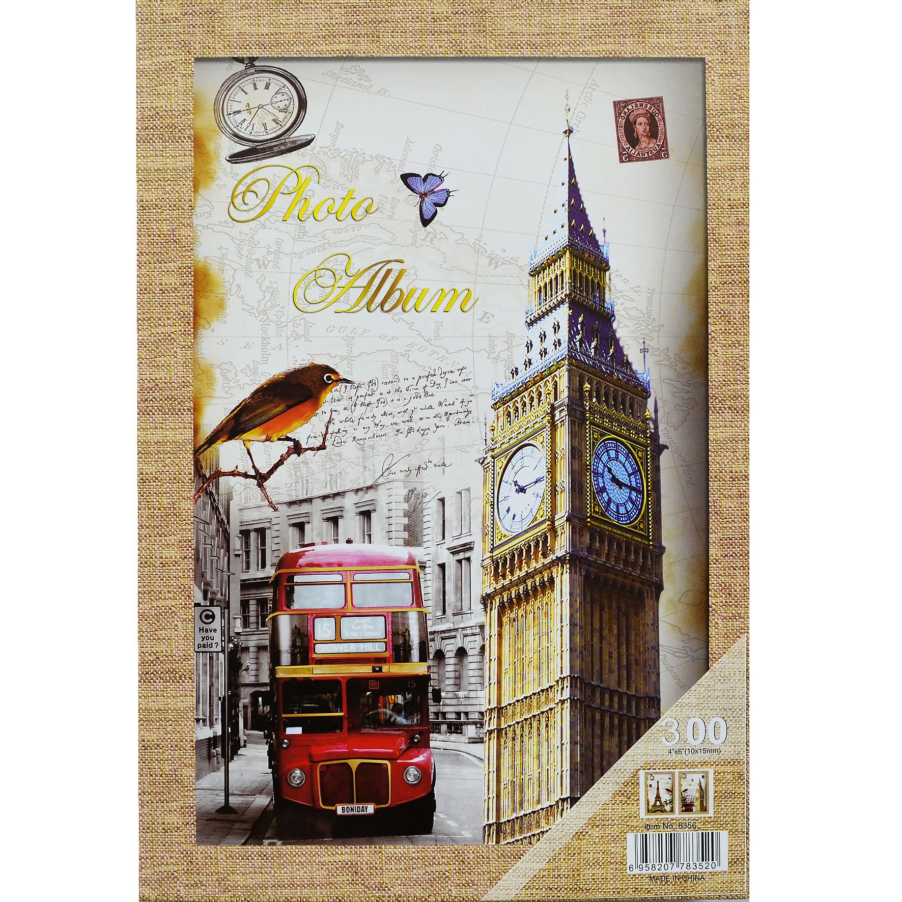 Фотоальбом Big Ben в подарунковій коробці з місцем для запису 300/10х15 см