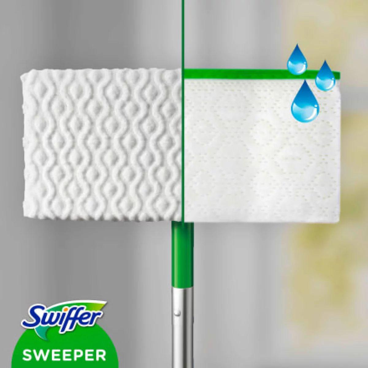 Швабра для мытья пола Swiffer Kit с 8 сухими и 3 влажными салфетками (16940) - фото 3