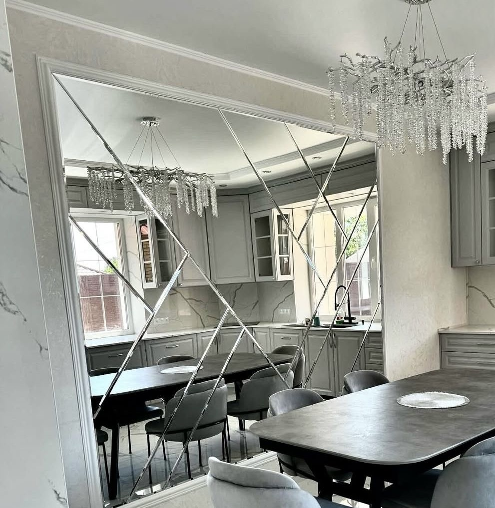 Зеркальное панно Yuf_Glass 1800х1400 мм (165)