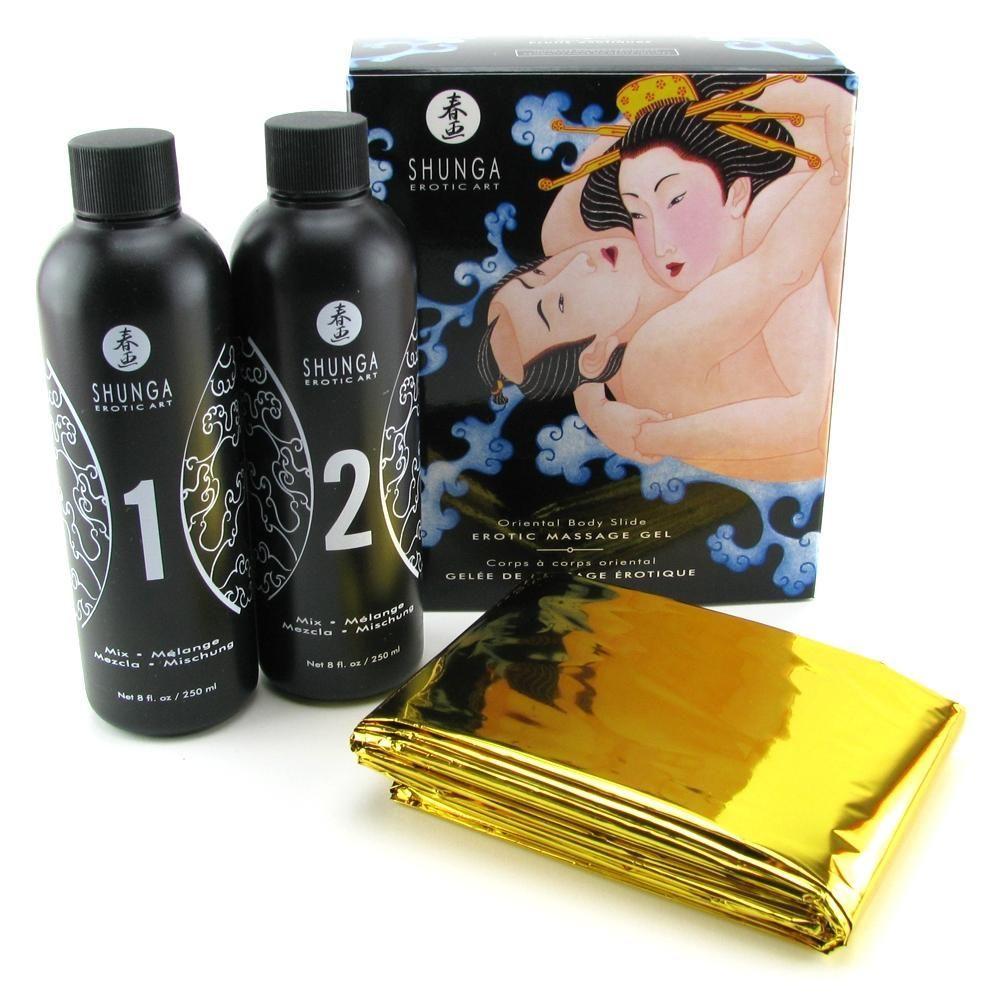 Гель для массажа Shunga ORIENTAL BODY-TO-BODY Exotic Fruits 2 x 225 мл (SO2552)