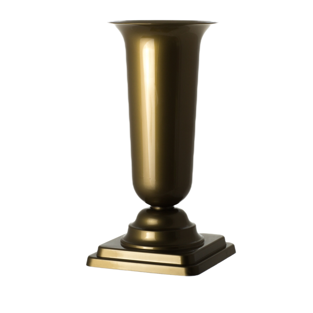 Вазон Дама с подставкой 16,8 см Золотой (46558) - фото 2