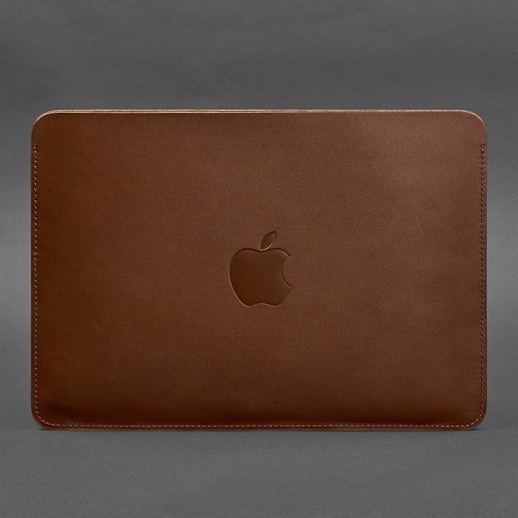 Чехол из натуральной кожи для MacBook 13" Светло-коричневый (A-027559) - фото 3