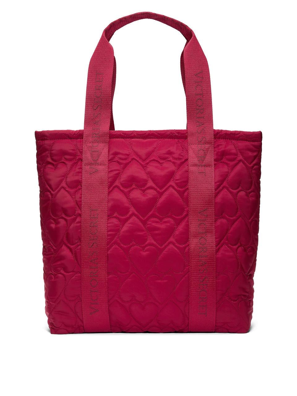 Жіноча сумка шопер Victoria's Secret VS Quilted Puffer Tote (8439975112842)