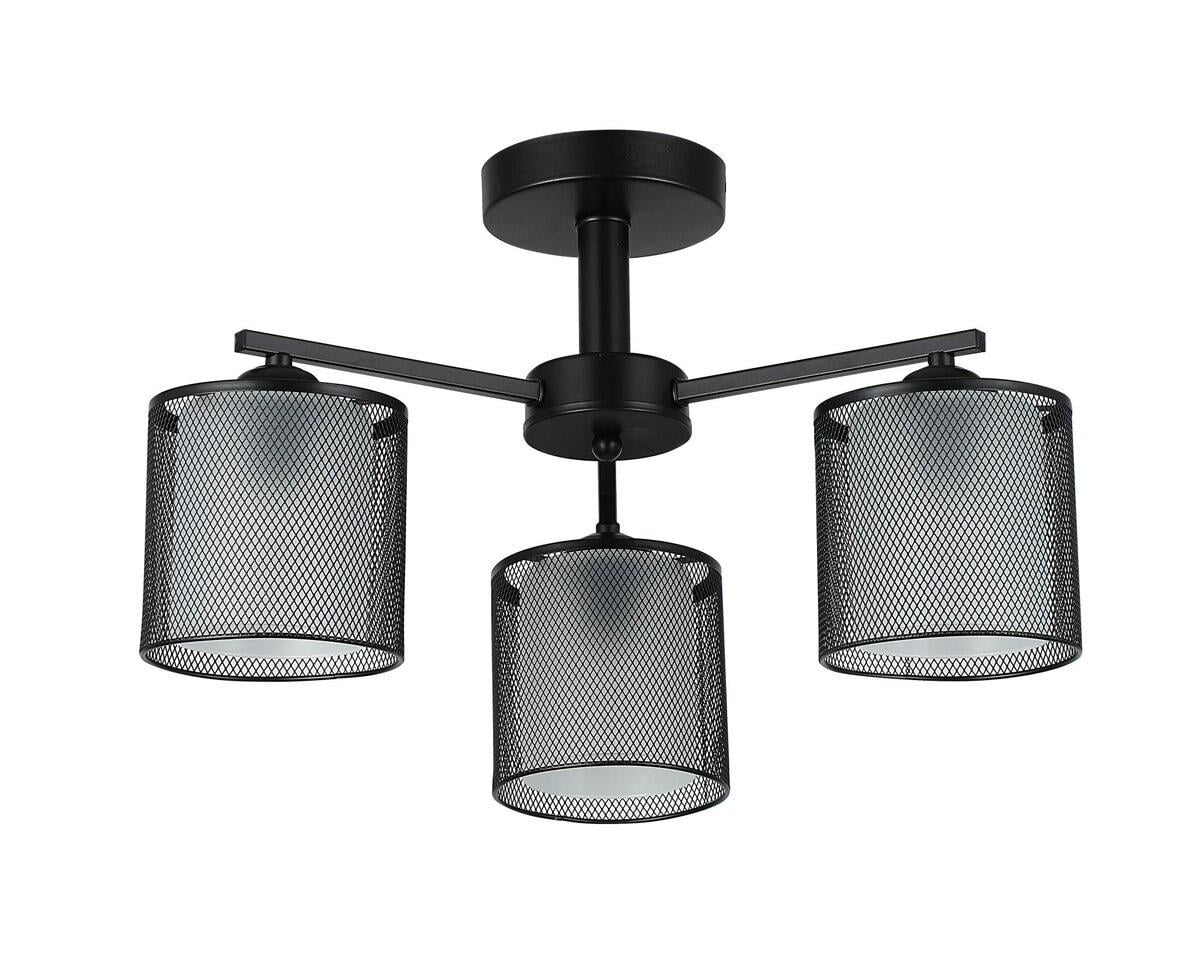 Люстра потолочная Light House SRS-20665/3 черные плафоны с белым Черный Люстра потолочная Light House SRS-20665/3 черные плафоны с белым Черный