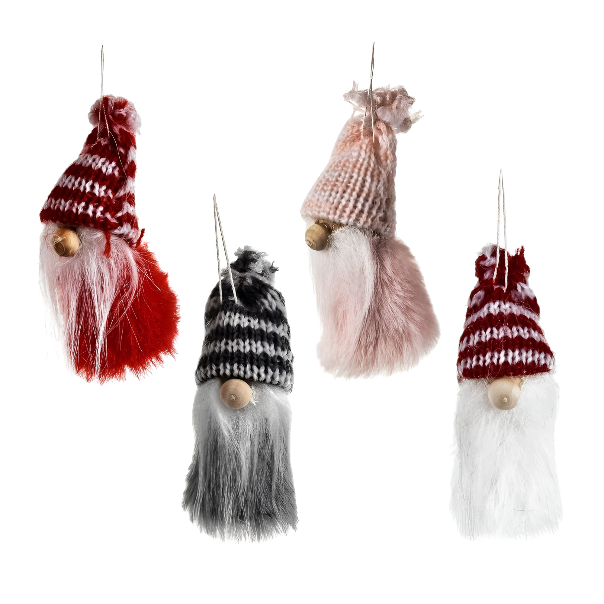 Набір новорічних фігурок Stenson Gnome 4 шт. 16х8х3 см Різнокольоровий (M17245) - фото 2 Набір новорічних фігурок Stenson Gnome 4 шт. 16х8х3 см Різнокольоровий (M17245) - фото 2