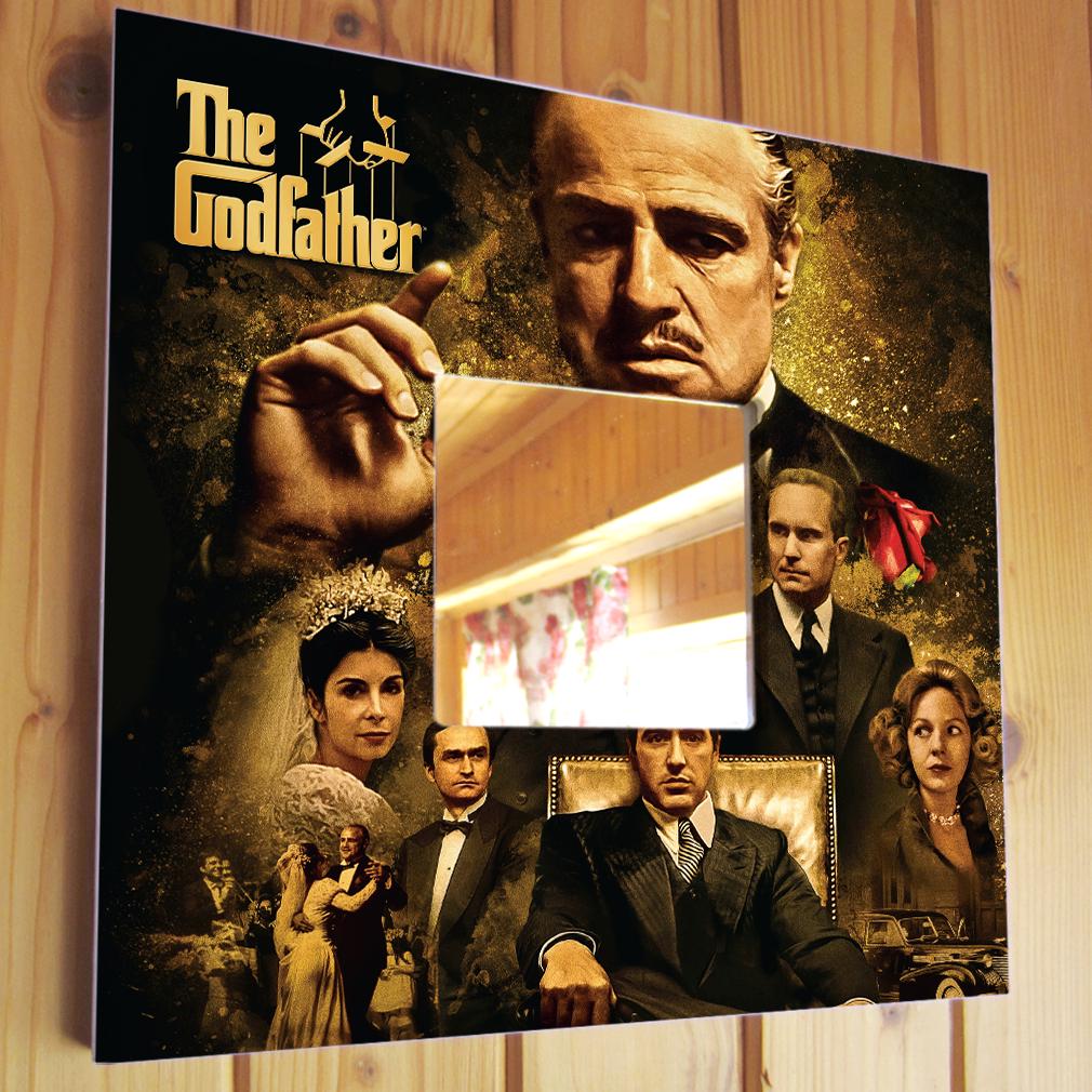 Зеркало Герои фильма "Крестный отец" 260х260 мм (M04363)