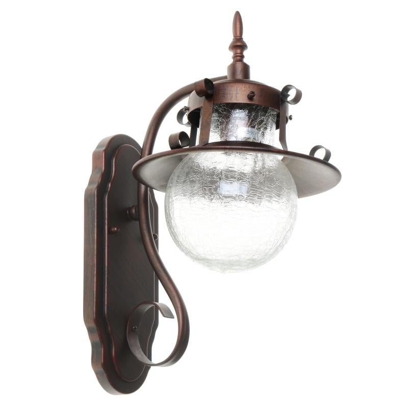 Светильник настенный фасадный Brille накладной GL-105 AM BK/RED (34-079)