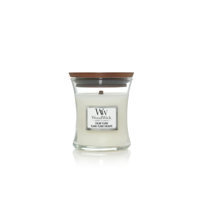 Свеча ароматическая Woodwick Mini Solar Ylang с ароматом иланг-иланга и туберозы 85 г (ww-solar-ylang-85)