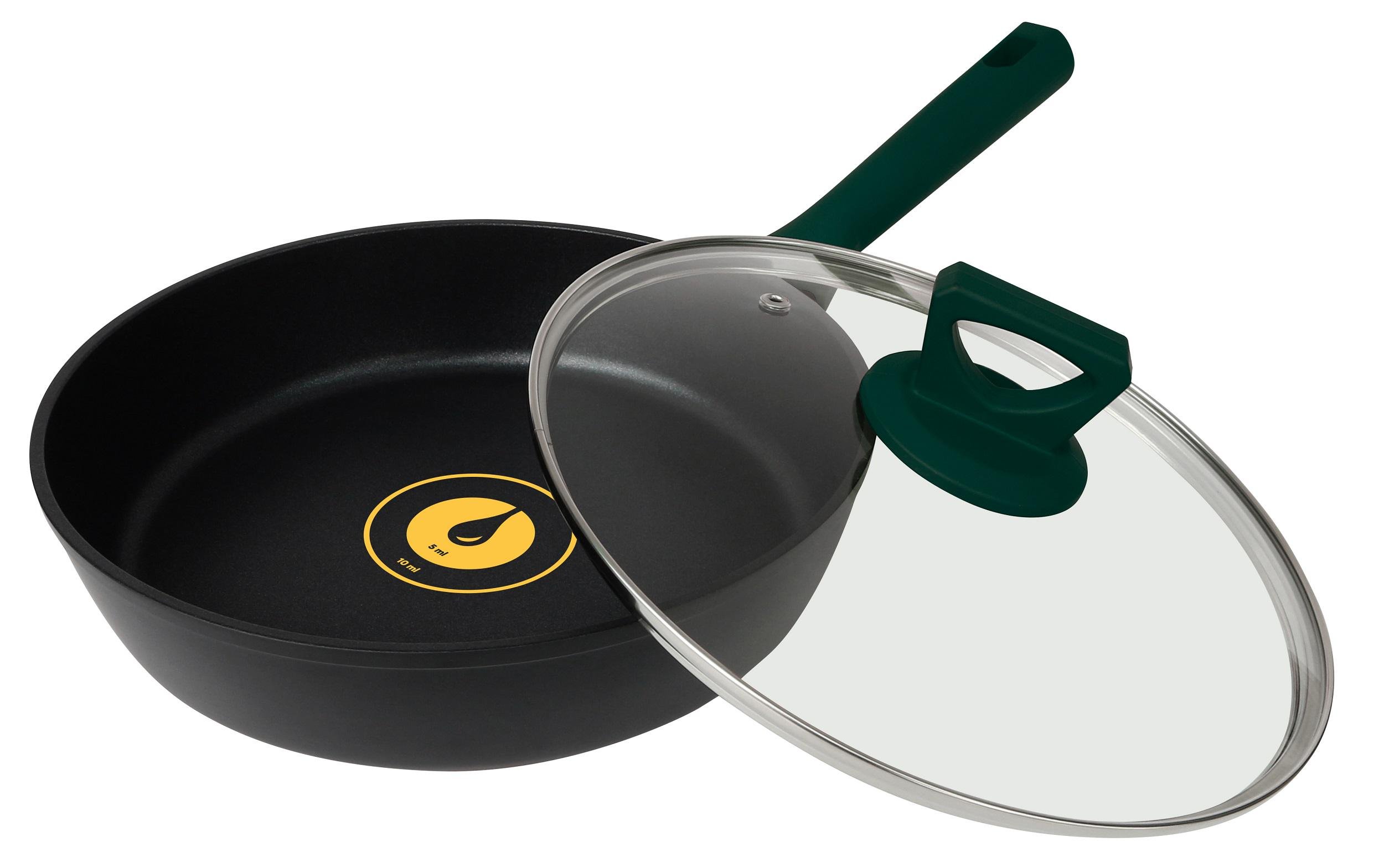 Сковорода RINGEL Herbal глубокая 26 см с крышкой (UG-RG-1101-26/h/L)