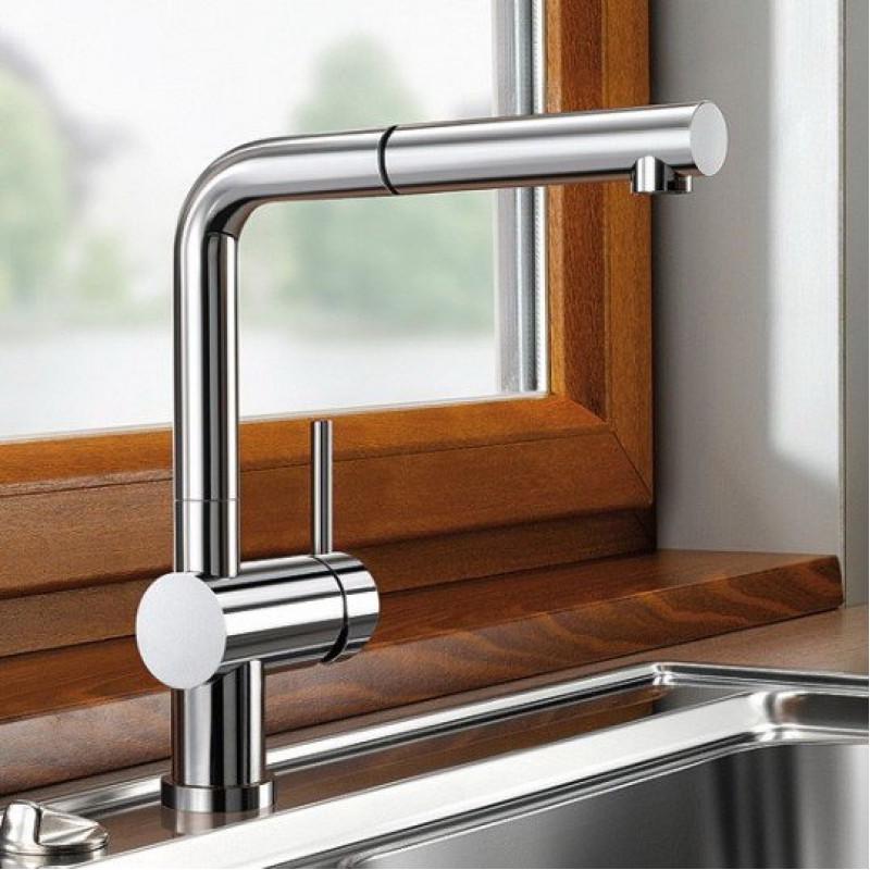 Змішувач для кухні Grohe Minta 32168000 із висувною лійкою Хром (111042) - фото 8 Змішувач для кухні Grohe Minta 32168000 із висувною лійкою Хром (111042) - фото 8