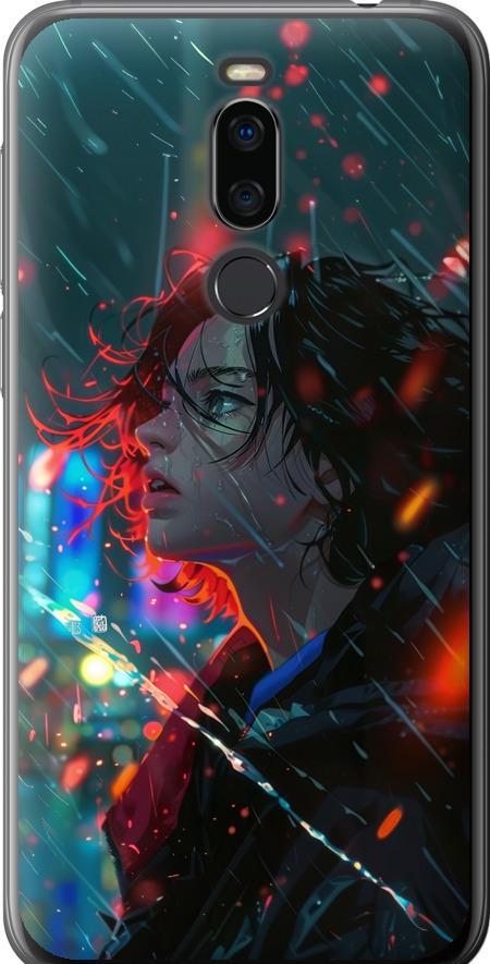 Чехол на Meizu X8 Ночные огни (6096u-1601-42517)