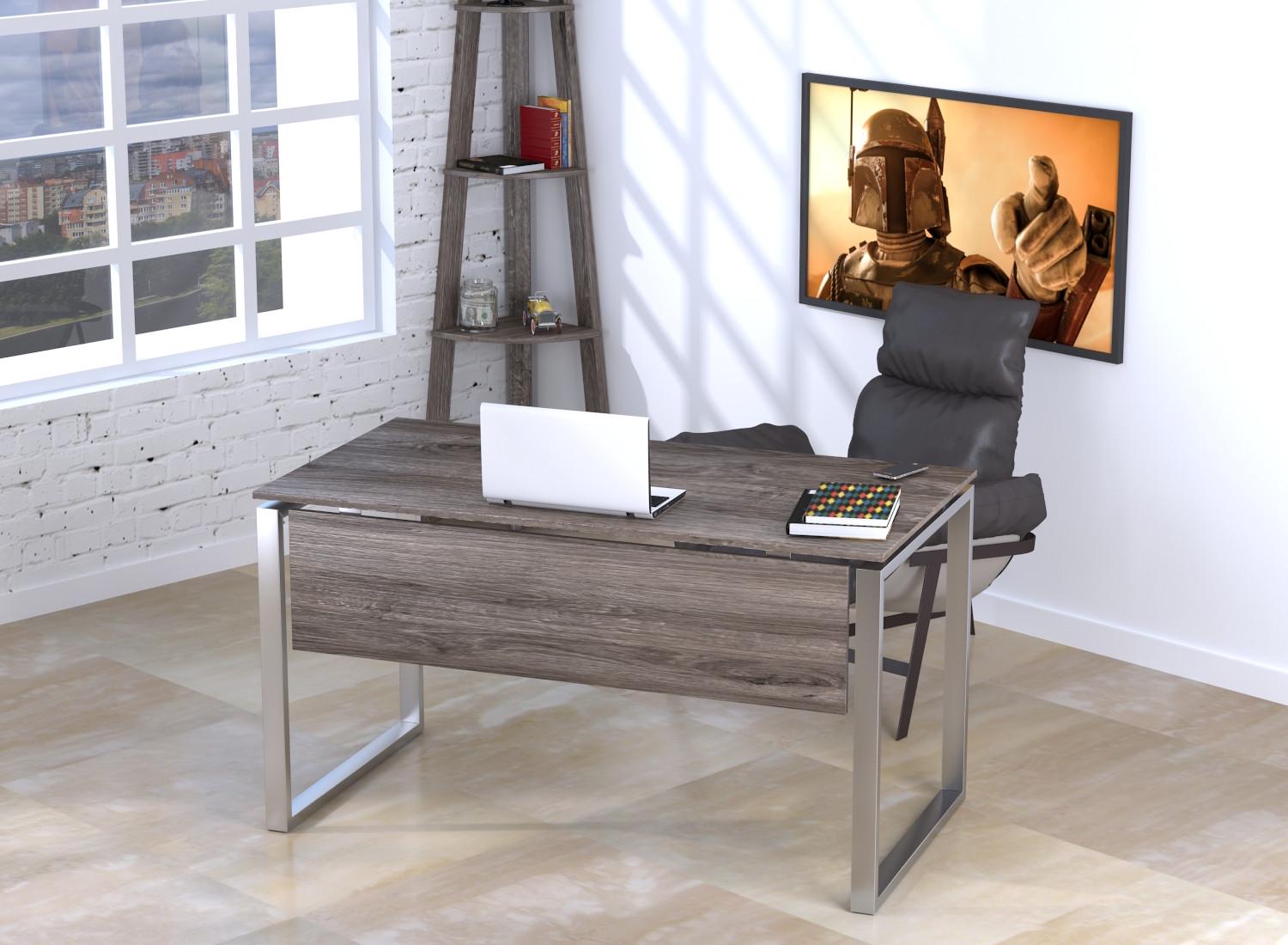 Письмовий стіл Loft design Q-135 з царгой Дуб Палена (53810c19470)