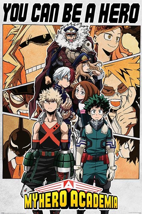 Постер плакат Моя Геройская Академия Будь Героем/My Hero Academia Be a Hero 61x91,5 см - фото 1