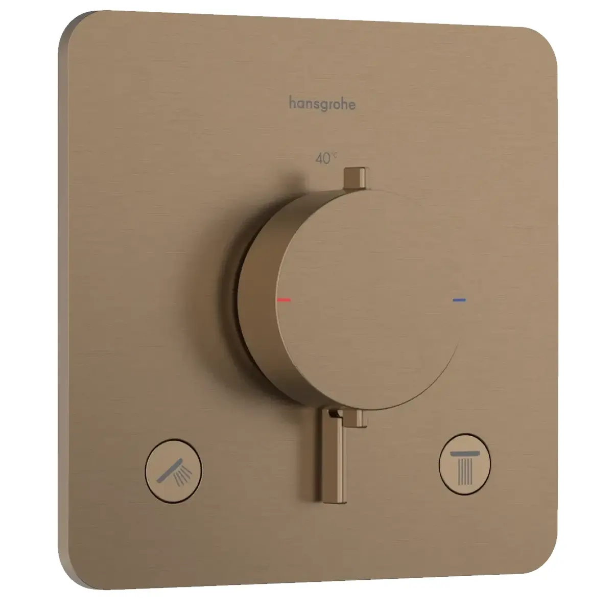 Смеситель для душа Hansgrohe Ecostat Comfort Q термостатический Бронзовый матовый (33713140)