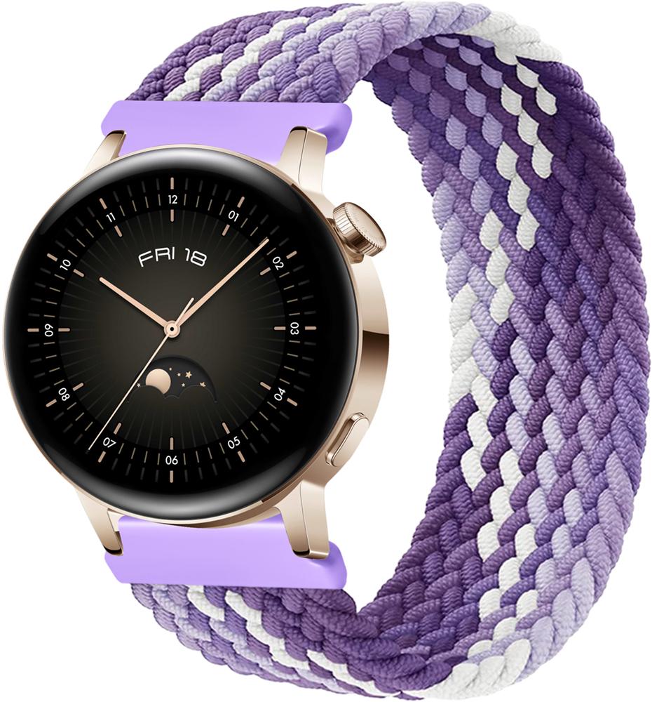 Ремінець Solo Loop Multi для Huawei Watch GT3 42 мм (135 мм) Violet (26274-2F)