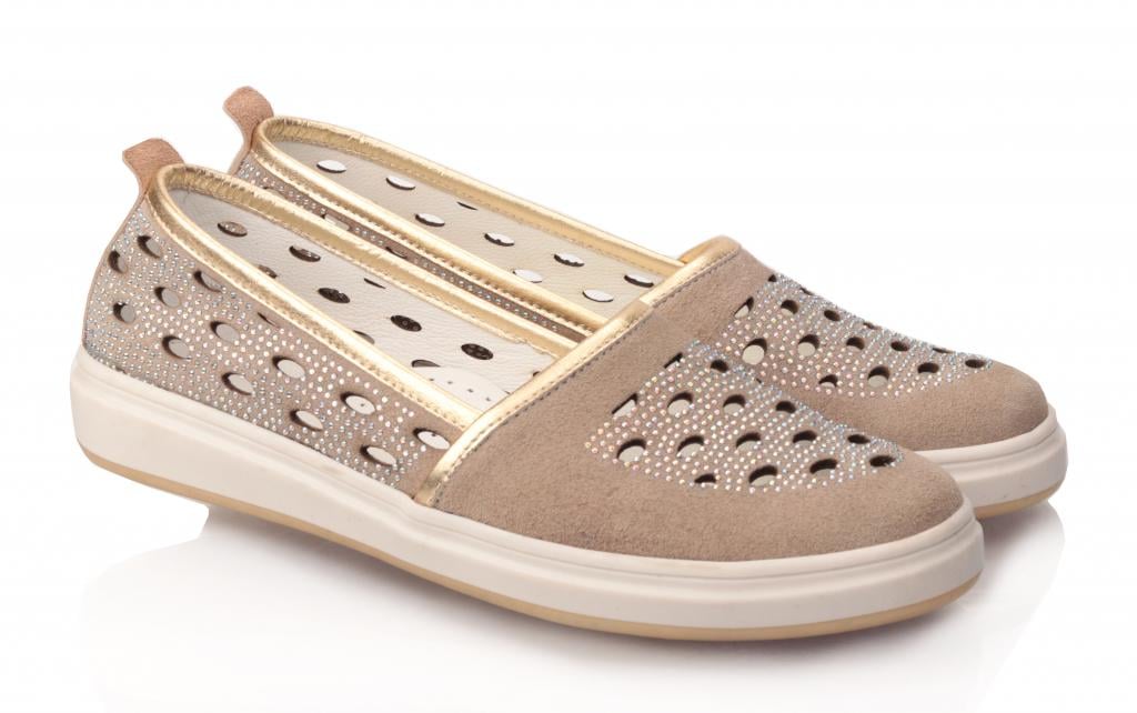 Туфлі Topitop для дівчаток 2502 замша р. 31 Бежевий