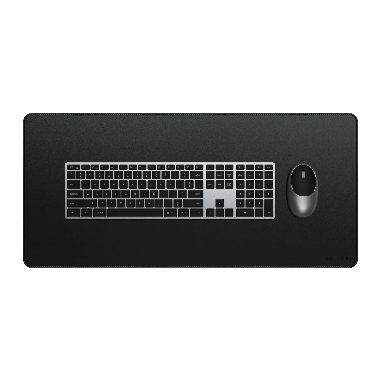 Коврик для компьютерной мыши Satechi Vegan Leather Premium Desk Mat Black (ST-LPDMK)