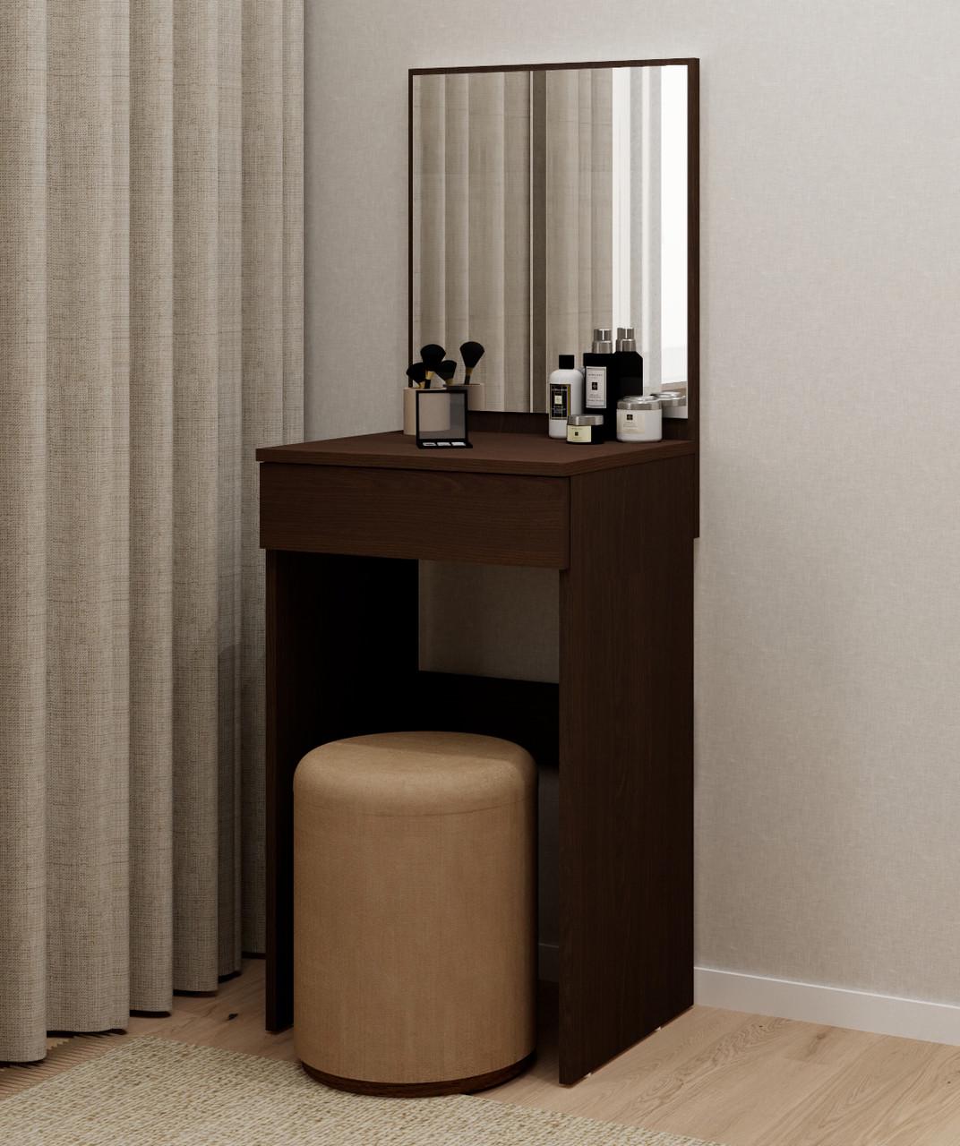 Туалетний столик ТС-4 із дзеркалом та висувним ящиком ДСП Венге (28918320)