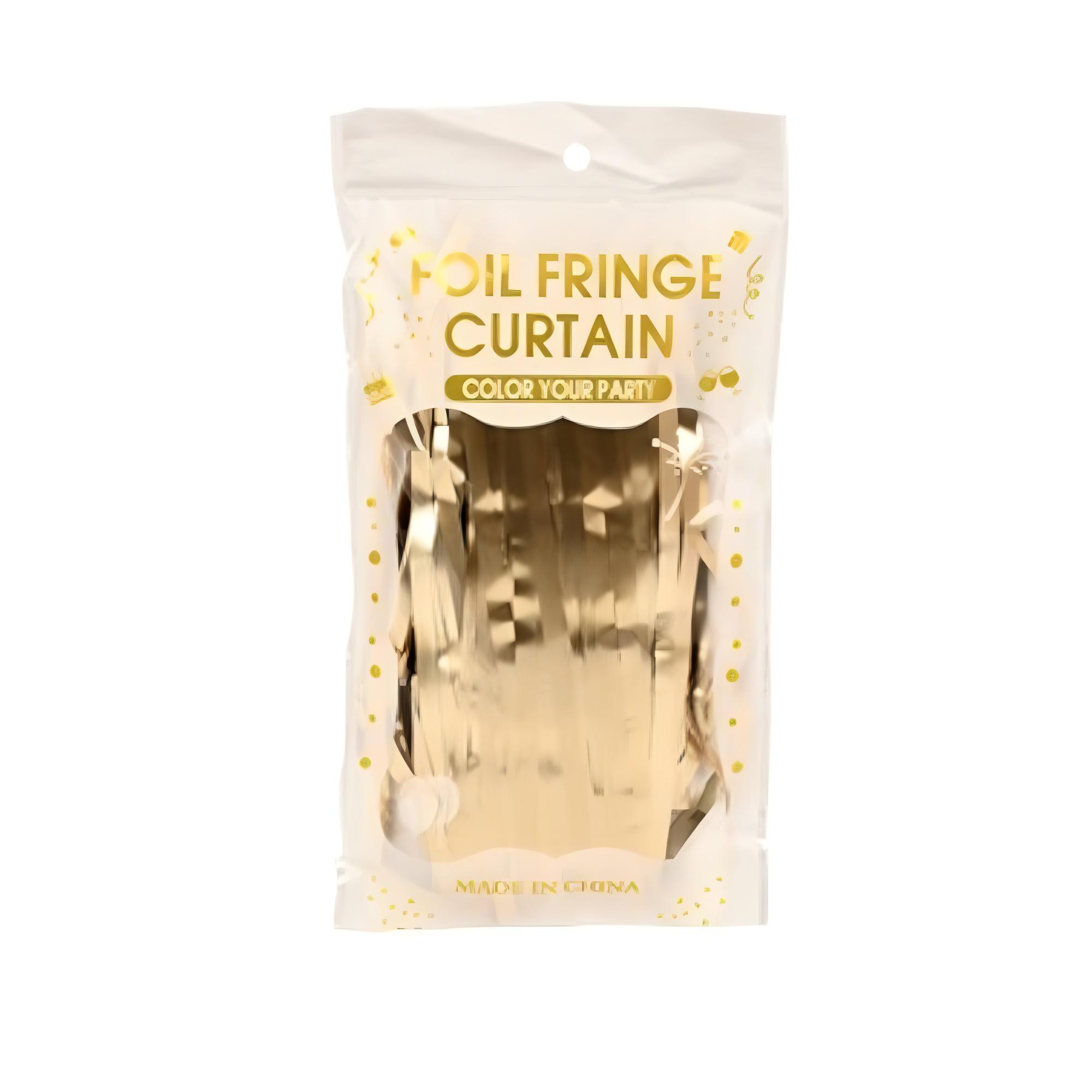 Шторка для фотозоны Stenson M48310 с металлическим блеском 100х200 см Золотой (27457223)