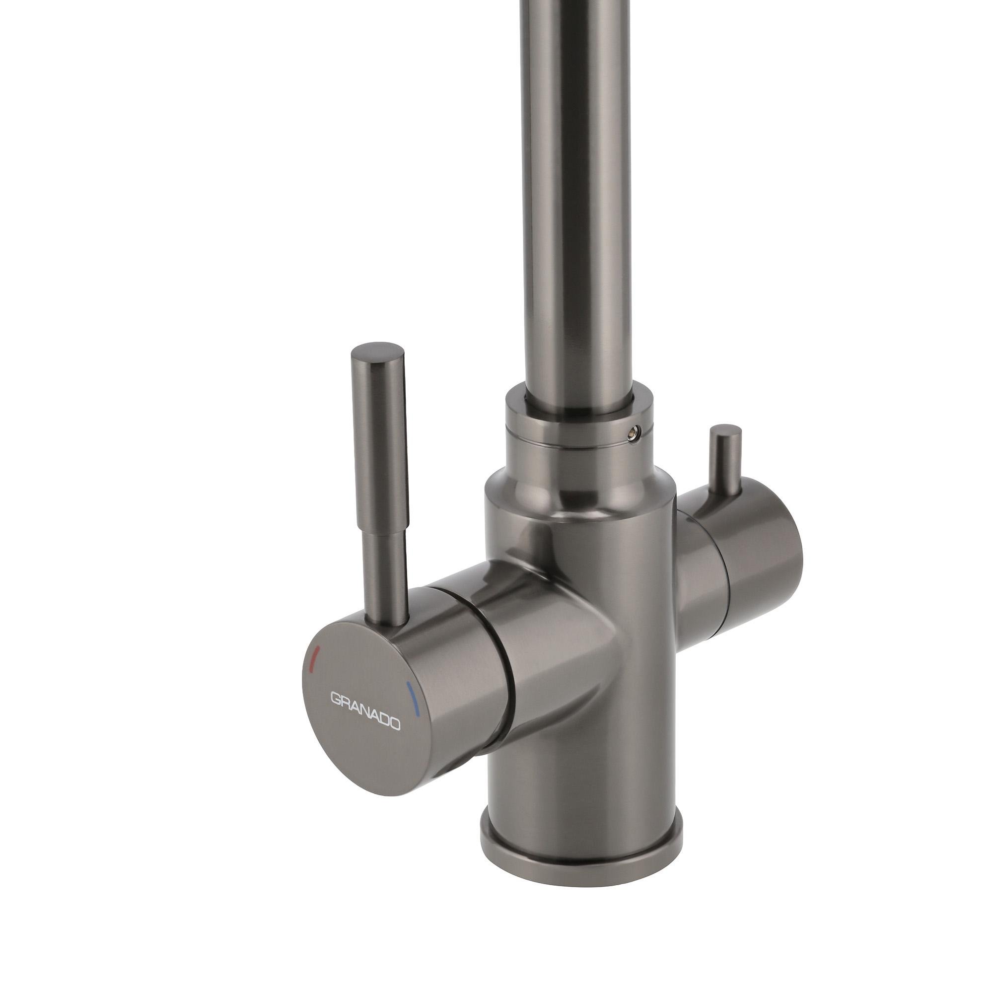 Смеситель на кухню Granado Badalona LUX PVD Black (gz0407LPVD) - фото 5