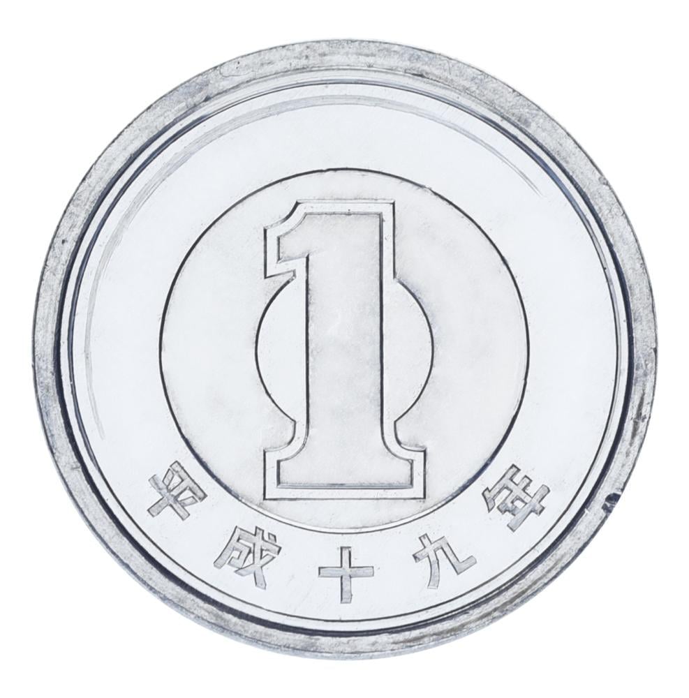 Монета коллекционная Япония 1 йена 2007 UNC