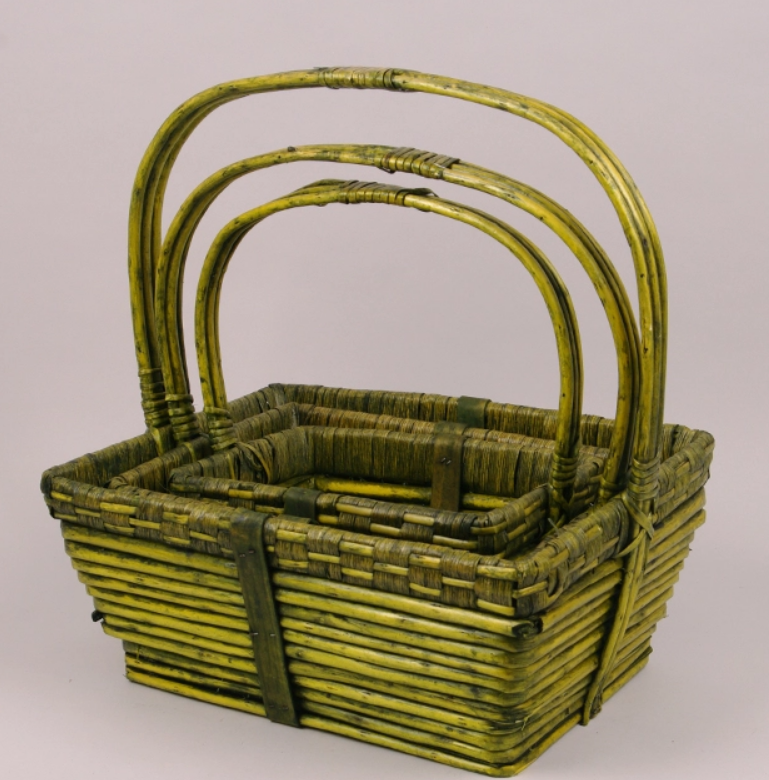 Комплект корзин из лозы 3 шт. (45981)