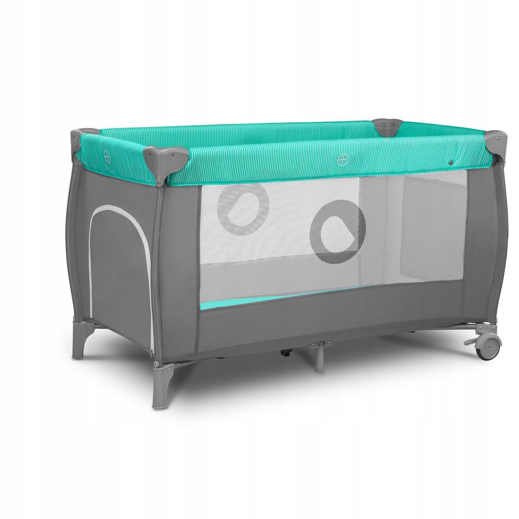 Кроватка-манеж Lionelo Sven Turquoise/Grey - фото 6