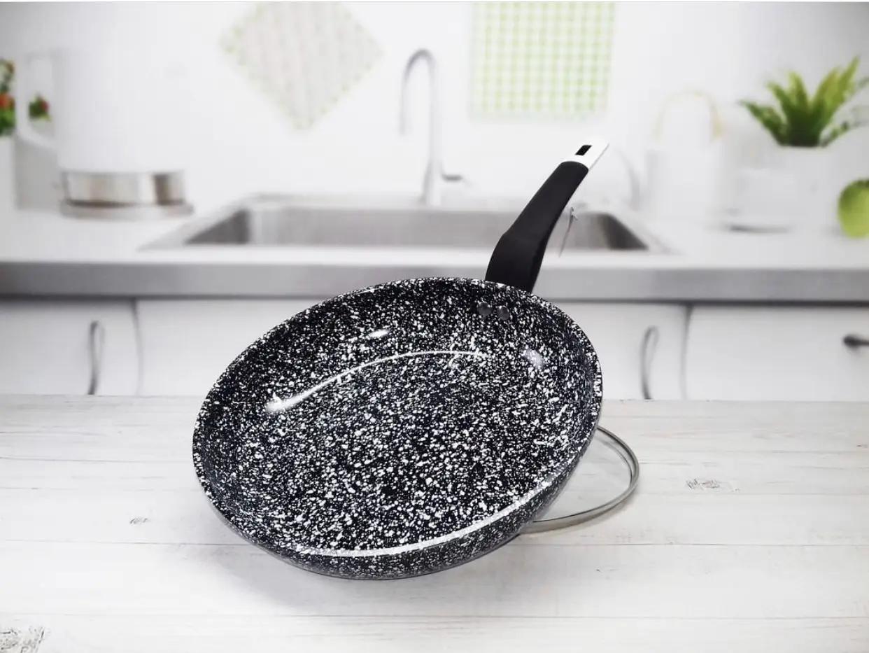 Сковорода для індукційної плити Edenberg EB-9165 з гранітним антипригарним покриттям 22 см (2530554795) - фото 5 Сковорода для індукційної плити Edenberg EB-9165 з гранітним антипригарним покриттям 22 см (2530554795) - фото 5