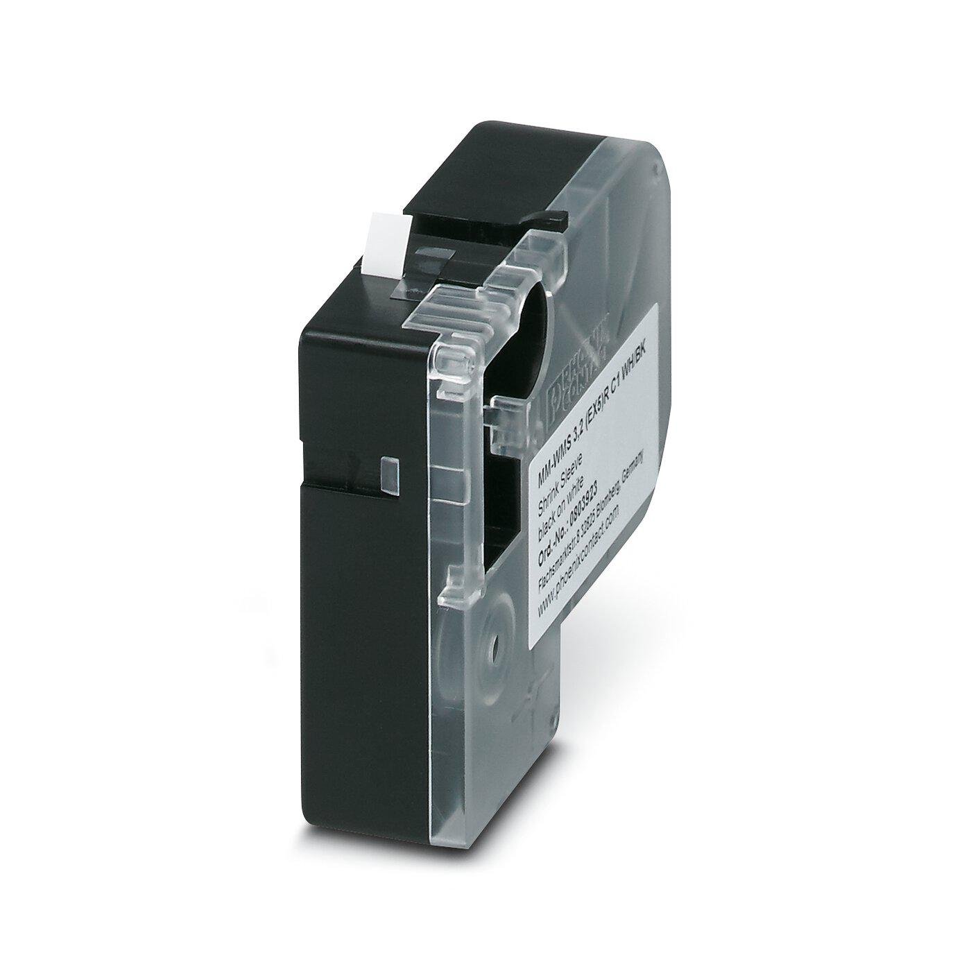 Картридж з термоусадною трубкою Phoenix Contact MM-WMS-2 3,2 EX5/R C1WH/BK для принтера 1,6-3,2 Білий (0803927)