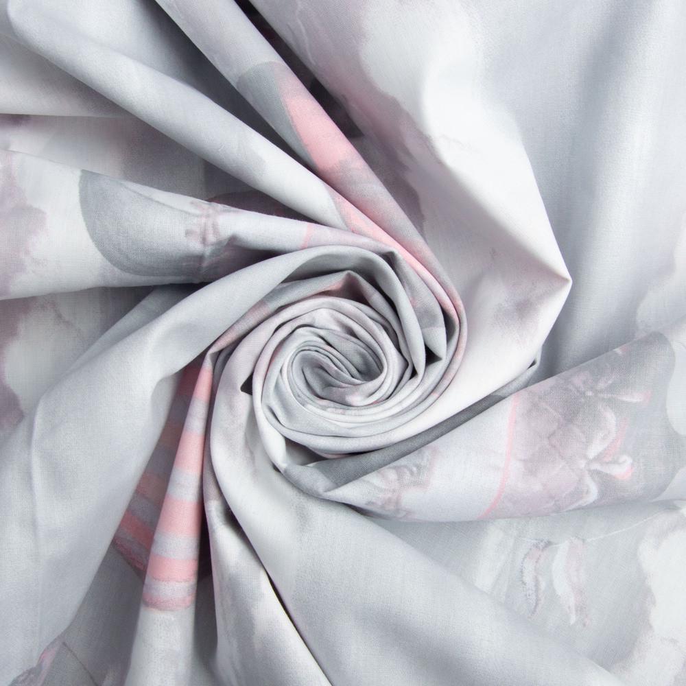 Ткань бязь ранфорс для постельного белья Воздушный шар 2,4 м Пудра (2351039432)