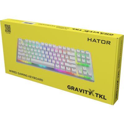 Клавіатура Hator Gravity X TKL Orange USB White (HTK551UA) - фото 10 Клавіатура Hator Gravity X TKL Orange USB White (HTK551UA) - фото 10