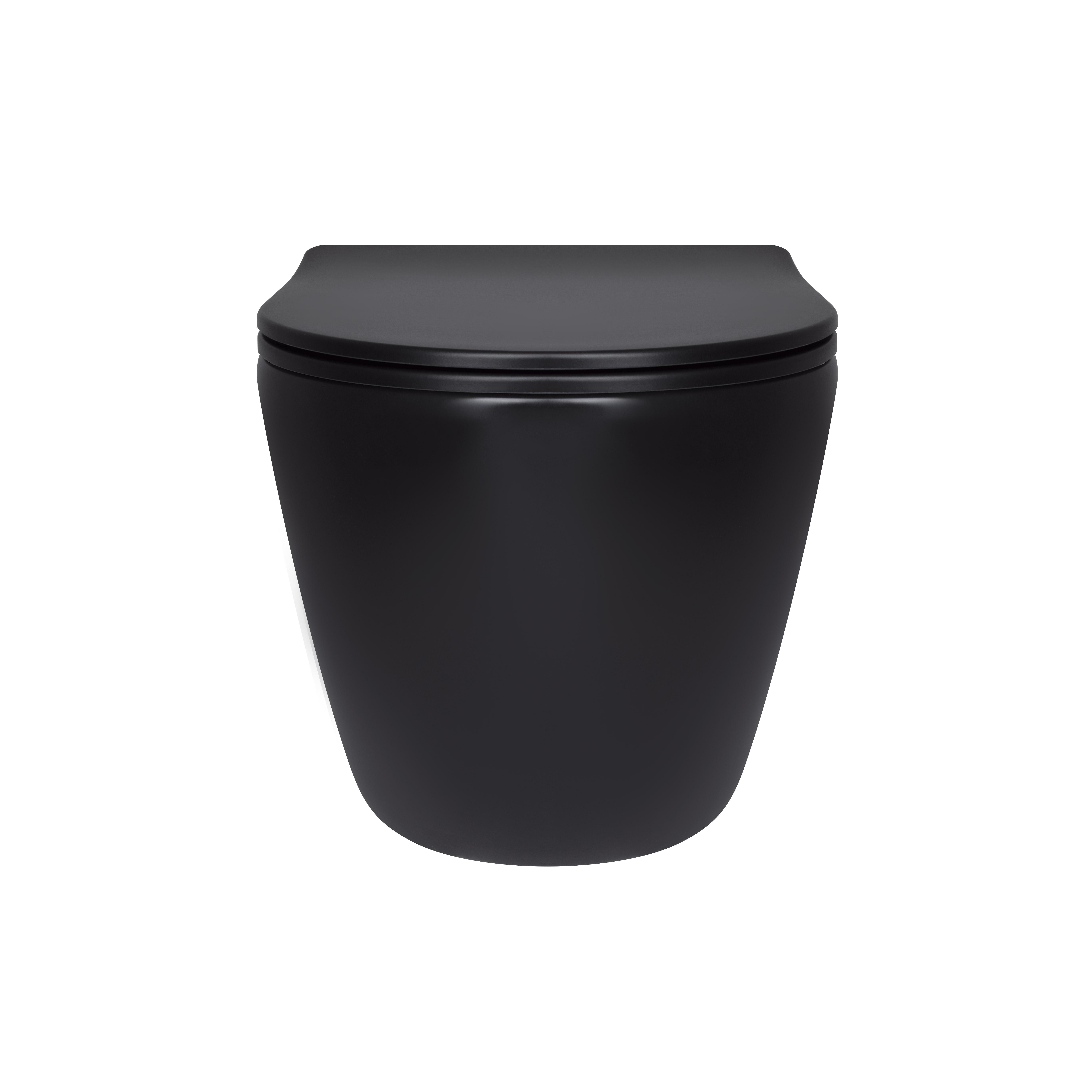 Унитаз подвесной Q-tap Robin QT13332381АSMB безобедочный с сиденьем с микролифтом (240670) - фото 2 Унитаз подвесной Q-tap Robin QT13332381АSMB безобедочный с сиденьем с микролифтом (240670) - фото 2