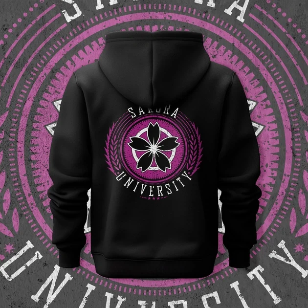 Худи для подростка мальчика с принтом Наруто Sakura Univesity 170 см (Anime11200)