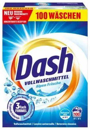 Пральний порошок універсальний Dash Alpen Frische 100 циклів прання 5 кг