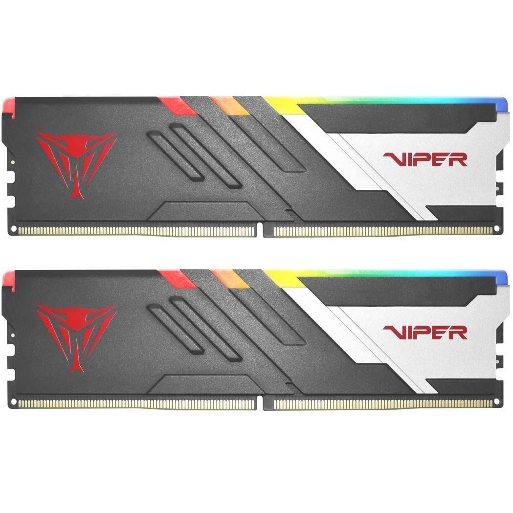 Оперативная память Patriot Viper Venom RGB PVVR564G600C36K 64 Гб DDR5 6000MHz CL36 Black/Grey (30588571)