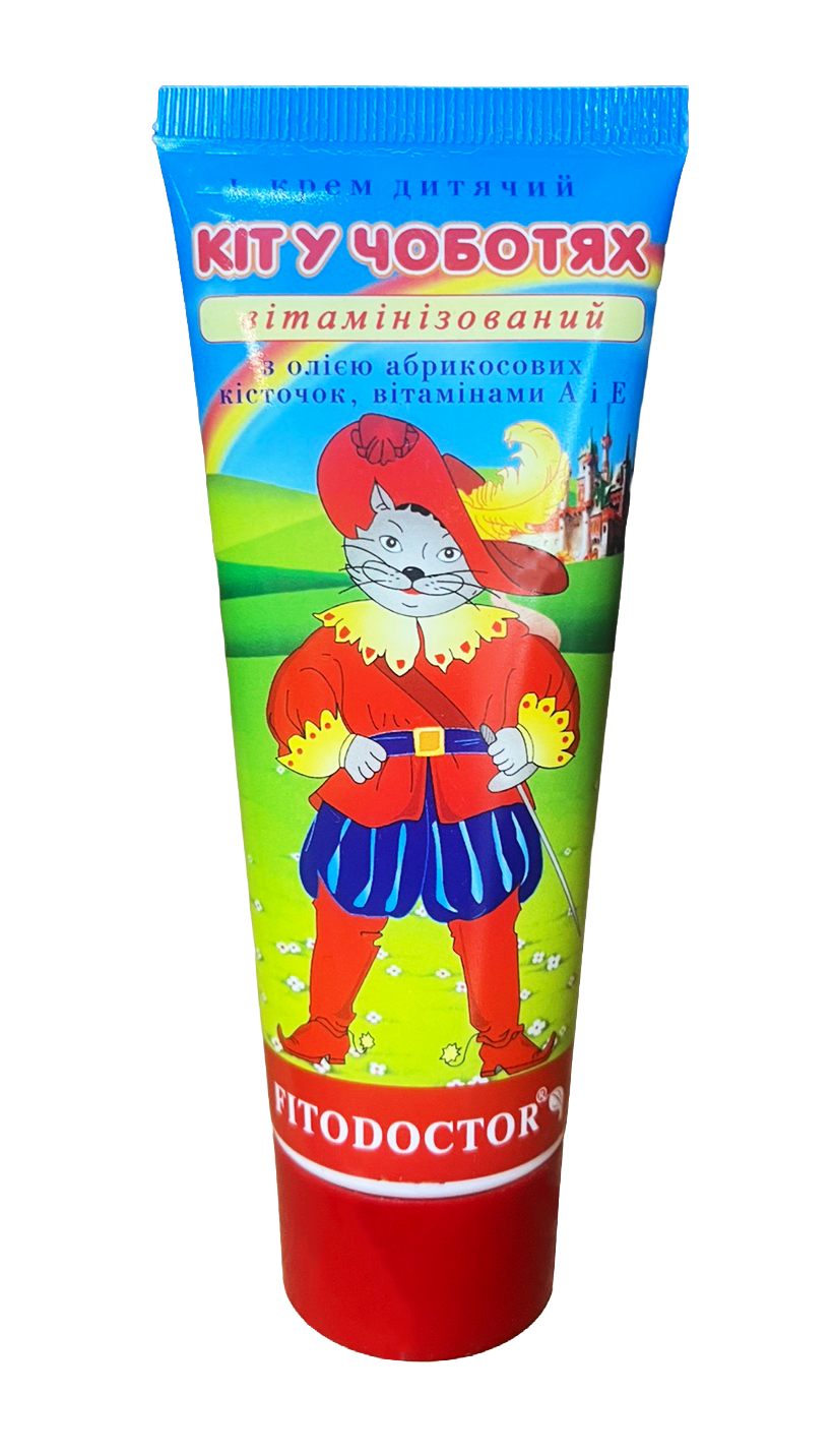 Крем детский гигиенический Fitodoctor Кот в сапогах витаминизированный 75 г (133579)
