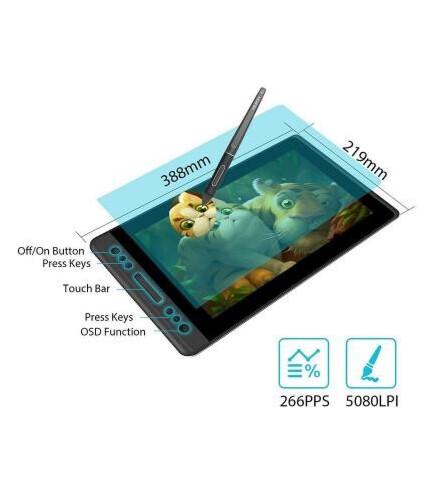 Графічний монітор Huion Kamvas Pro 13 (PRO13) - фото 3 Графічний монітор Huion Kamvas Pro 13 (PRO13) - фото 3