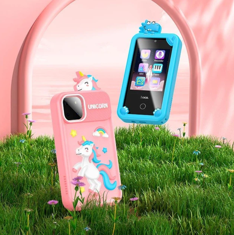 Дитячий смартфон Hoco Y103 2,8" children game phone Blue (Y103 Blue) - фото 7