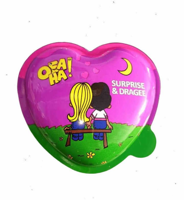 Сюрприз Love is серце SURPRISE & DRAGEE Обана 50 г Фіолетовий (31608399)