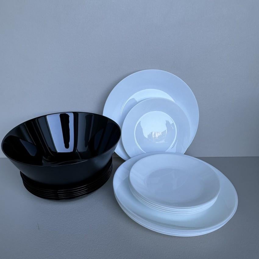 Сервиз столовый Luminarc Lillie X1202 19 пр. Black/White (2619394543) - фото 3 Сервиз столовый Luminarc Lillie X1202 19 пр. Black/White (2619394543) - фото 3