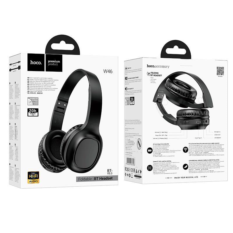 Наушники Hoco Charm BT W46 Type-C Черный - фото 3